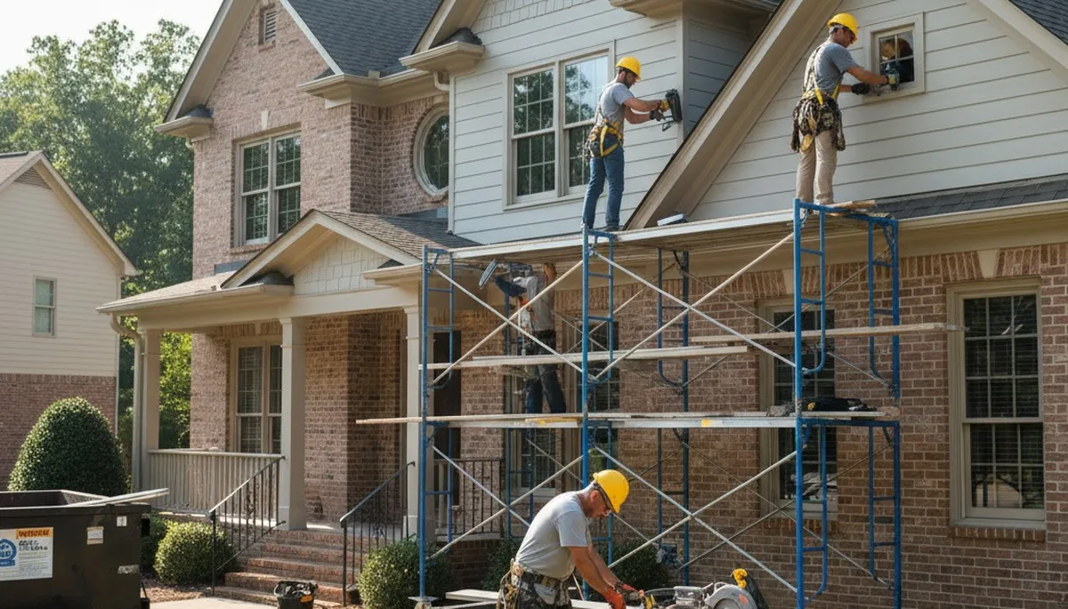 Atlanta, GA siding company team providing professional exterior siding installation and replacement services